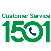 	Via Customer Service Center: 1501